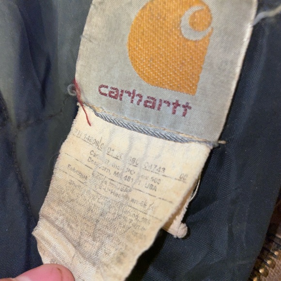 Carhartt Brown Military Field Jacket Durable Canvas - Picture 3 of 3